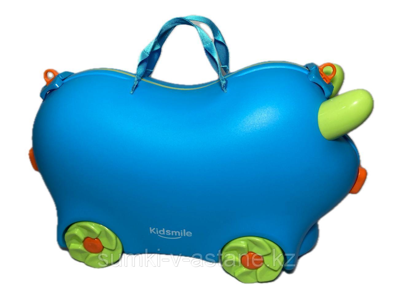 Детский чемодан на колёсах "Trunki", 3-6 лет. Высота 32 см, ширина 52 см, глубина 19 см.