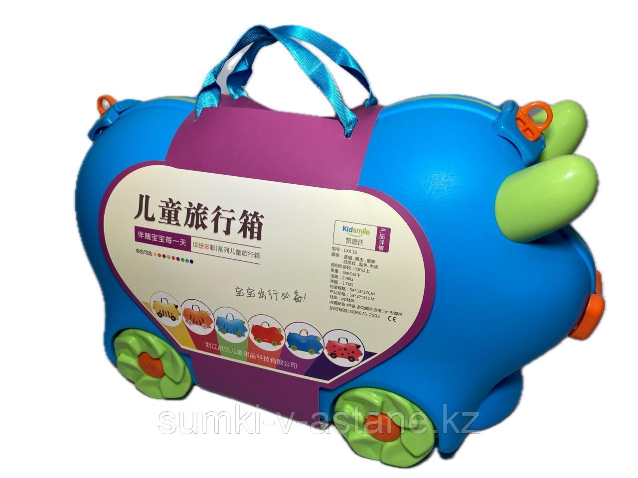Детский чемодан на колёсах "Trunki", 3-6 лет. Высота 32 см, ширина 52 см, глубина 19 см. - фото 7 - id-p114385198