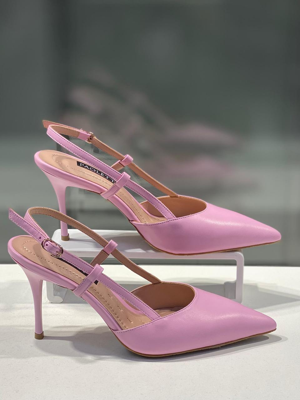 Стильные женские босоножки розового цвета. Красивая женская обувь. - фото 1 - id-p115492732