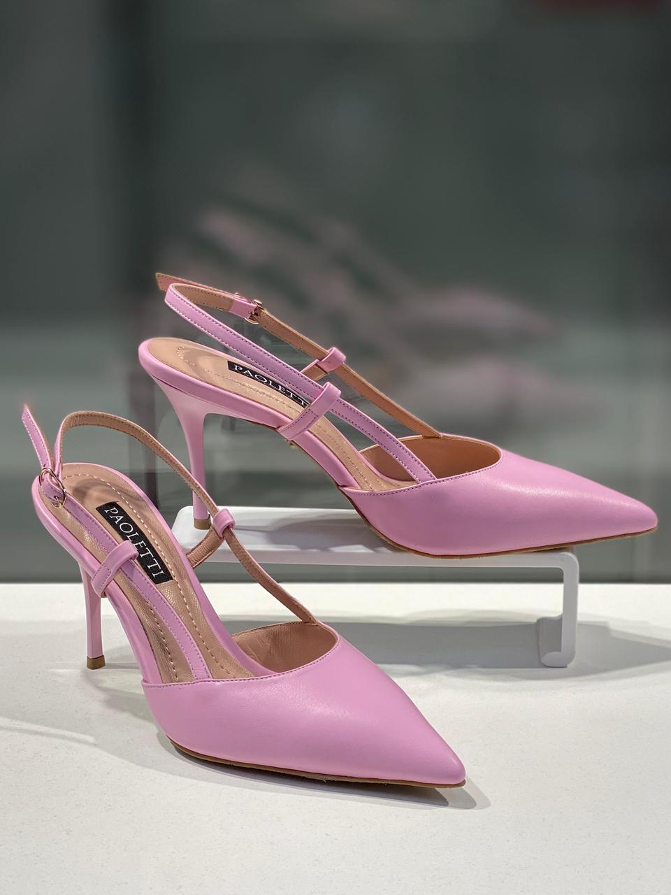 Стильные женские босоножки розового цвета. Красивая женская обувь. - фото 4 - id-p115492732