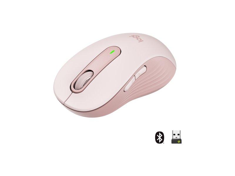 Мышь Logitech Signature M650 L Wireless розовый