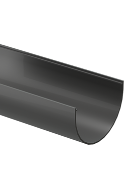 Желоб водосточный 3 м, Docke Standard, цвет серый(RAL 7024) - фото 2 - id-p115492757