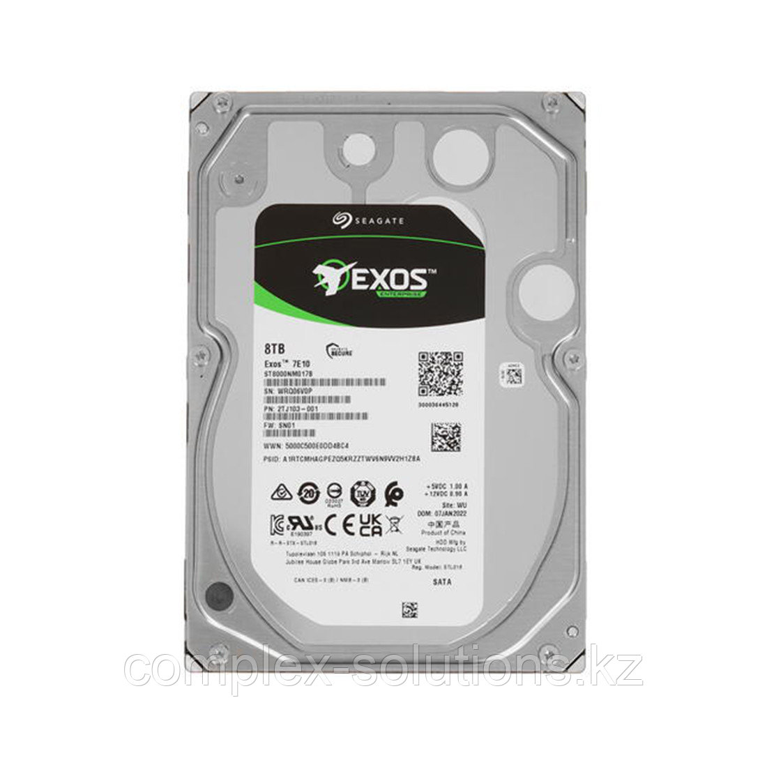 Жесткий диск Seagate Exos 7E10 ST8000NM017B 8TB SATA - фото 1 - id-p115493237