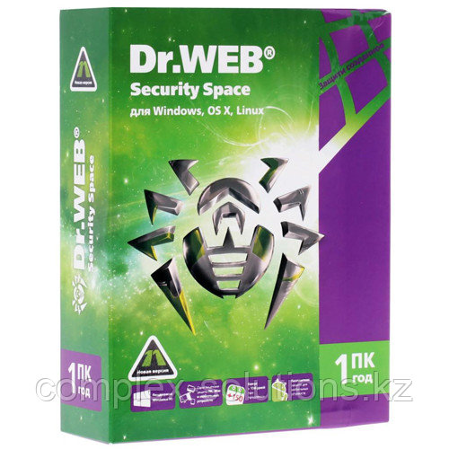 Антивирус Dr. Web/Dr.Web Security Space (для мобильных устройств) на 12 мес., 1 МУ, новая лицензия - фото 1 - id-p115493999