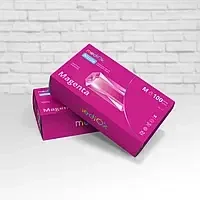 Қызғылт нитрилді қолғаптар Magenta M MediOK