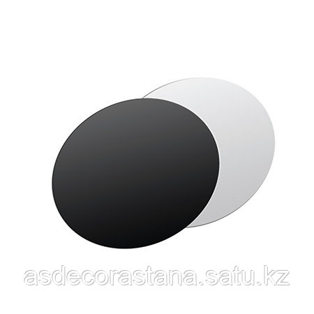 Подложка "Круг" черно-белая d240*2.5мм, Asdecor