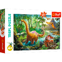 TREFL: Пазлы "Странствующие динозавры", 60 эл.