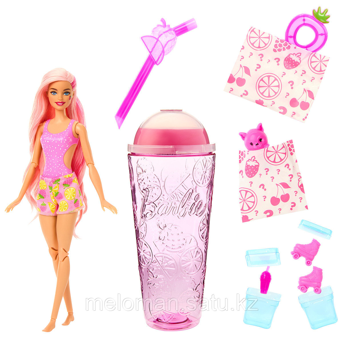 Barbie: Pop! Reveal. Кукла серии Juicy Fruit - Клубника - фото 2 - id-p115497518
