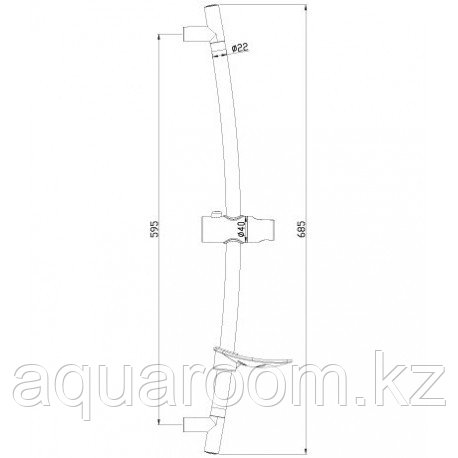 LEMARK LM 8064 C сабын ыдысы бар ваннаға және душқа арналған душқа арналған с ре/штанга - фото 2 - id-p115501155