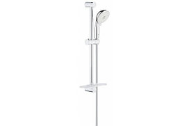 Душевой гарнитур GROHE New Tempesta Rustic 100 IV с полочкой, душевая штанга 600 мм, хром 26086001