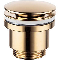 Клапан донный универсальный Click/Clack 1 1/4, золото LM 8500 G