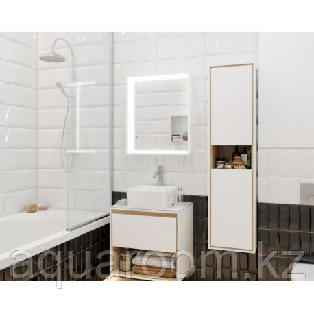 Тумба под умывальник со столешницей Cersanit Louna SP-SZ-LOU60-BL/Wh - фото 2 - id-p115502325