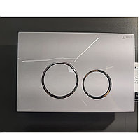 Панель смыва,  белый, кольцо-хром, INFATTI (FP001  )