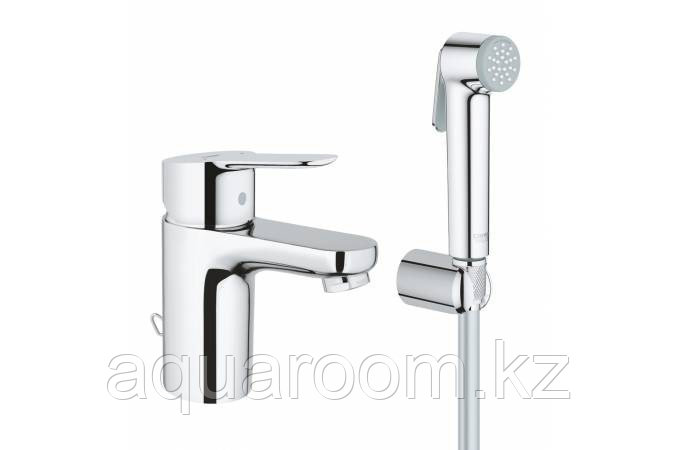 Смеситель для раковины GROHE BauEdge с гигиеническим душем, хром 23757000 - фото 1 - id-p115500730