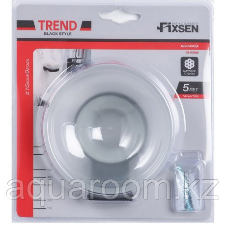 Мыльница стекло Fixsen Trend FX-97808 - фото 2 - id-p115501770