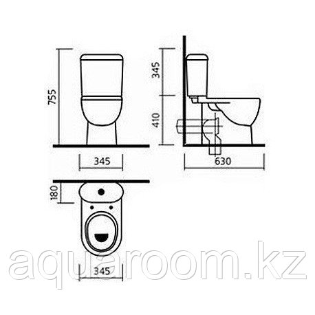 Унитаз напольный SANITA LUXE ARTSLCC01040622 ART SLDM" (микролифт)" - фото 2 - id-p115501822