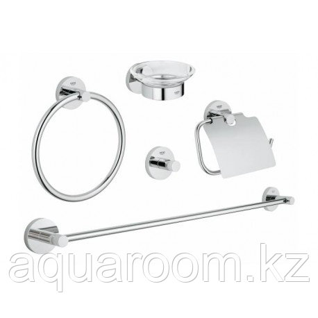 Набор аксессуаров для ванной комнаты, 5 предметов Essentials GROHE 40344001 - фото 2 - id-p115499970