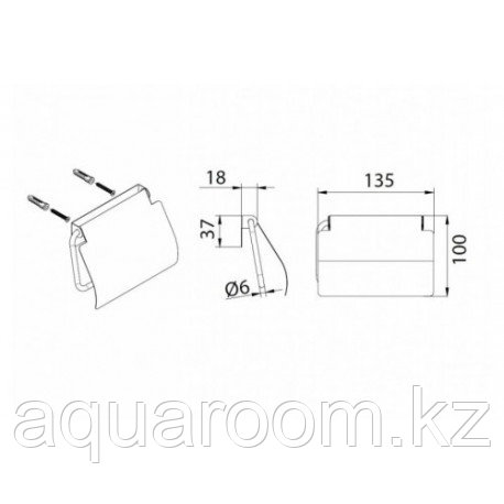 Бумагодержатель FIXSEN FX-31010 HOTEL (Чехия) - фото 2 - id-p115499976