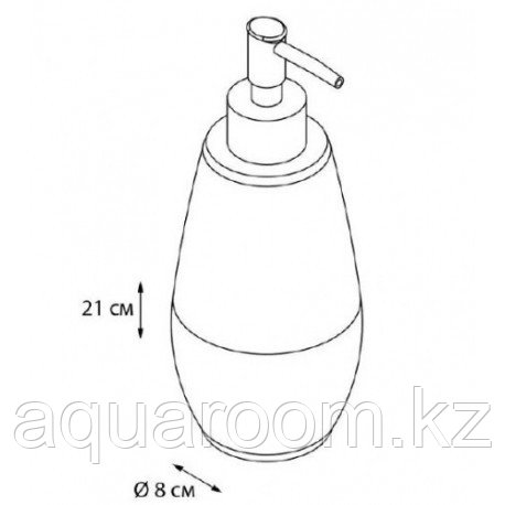 Дозатор для жидкого мыла FIXSEN FX-280-1 DECO (Чехия) - фото 2 - id-p115500927