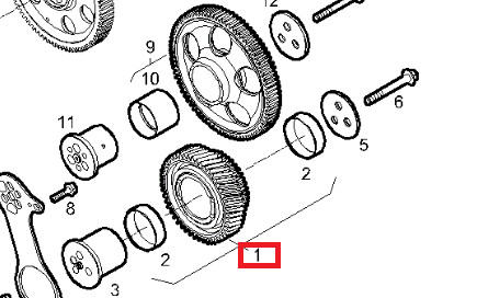 Зубчатая передача грм Iveco 682 Tipper, Hongyan