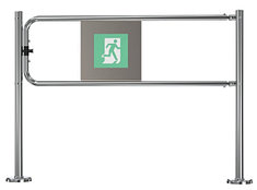 Ограждение-калитка антипаника Ростов-Дон К12 Хром