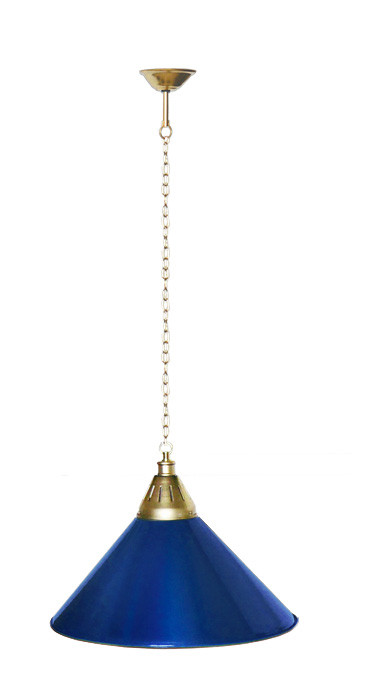 Лампа STARTBILLIARDS 1 пл. (плафоны голубые,фурнитура золото) - фото 5 - id-p115503944