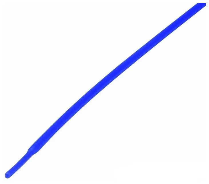 Трубка термоусадочная 2,0*1,0 мм 1 м, синяя, REXANT - фото 1 - id-p115505322