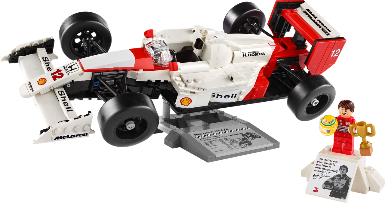 Лего Icons McLaren F1 MP4/4 и Айртон Сенна Lego