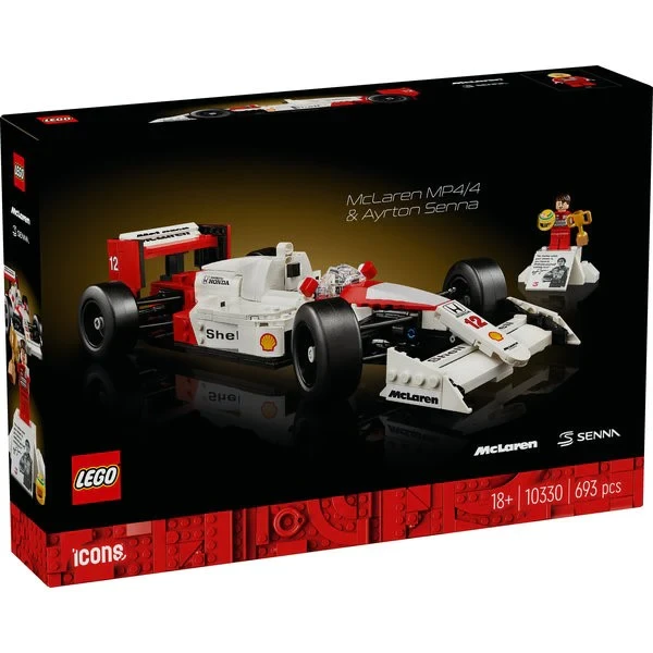 Лего Icons McLaren F1 MP4/4 и Айртон Сенна Lego