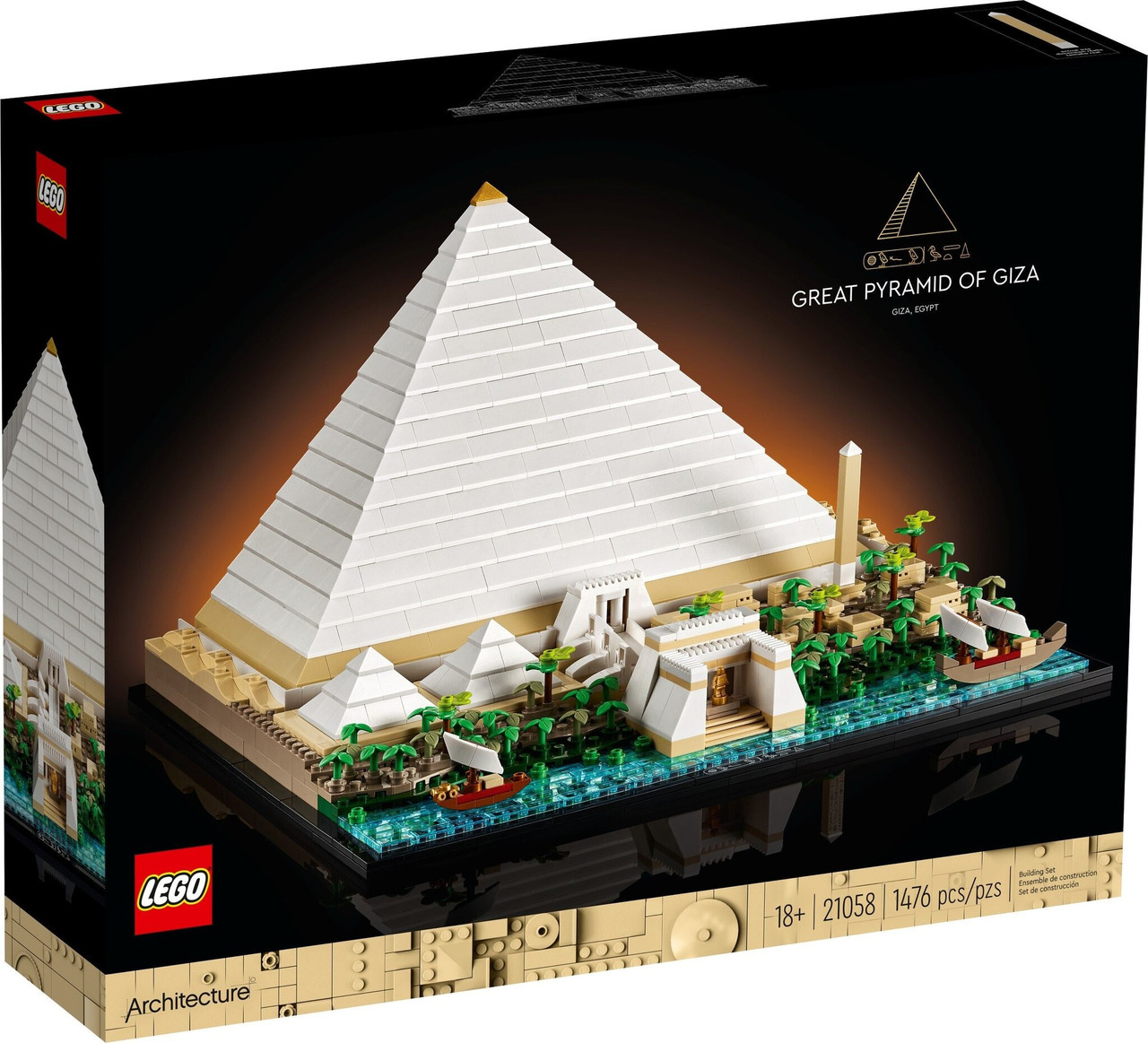 Лего Architecture Пирамида Хеопса Lego - фото 1 - id-p115507201