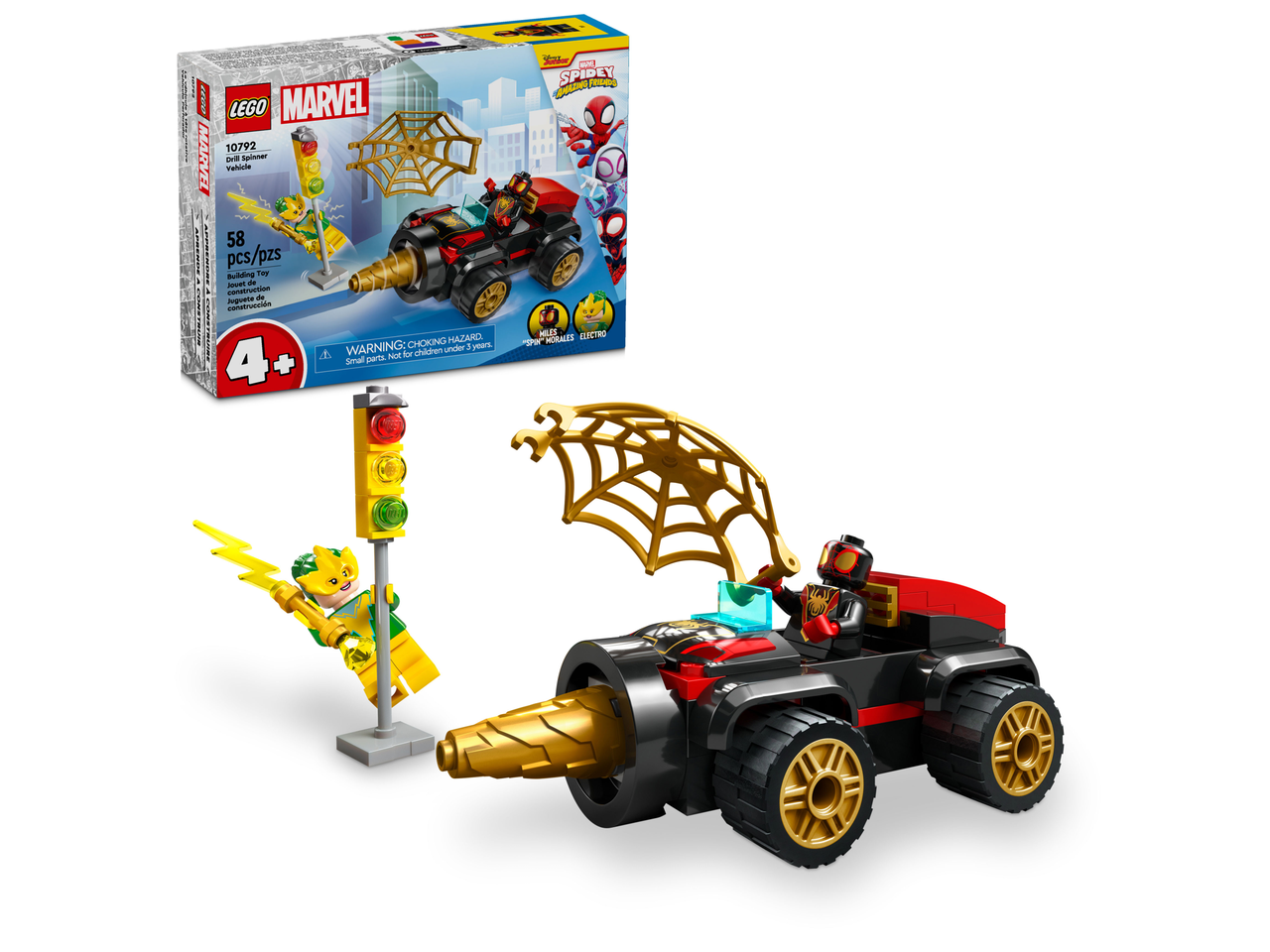 Лего Spidey Автомобиль Отбойный молоток Lego