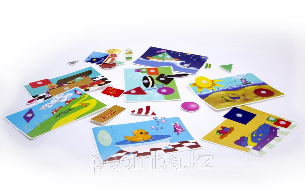 Игра настольная развивающая "Веселые фигурки" Pic&Mix
