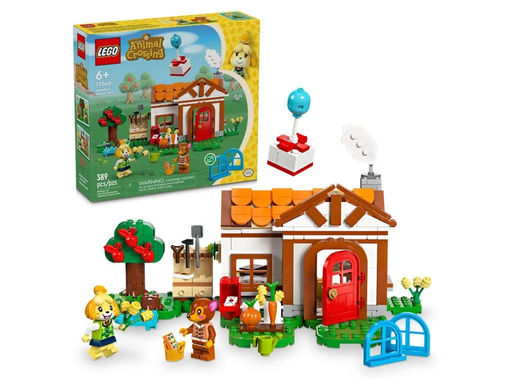 Лего Animal Crossing Посещение дома Изабель Lego