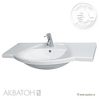 Раковина Лацио 95 см белая Акватон 1A702031LC010