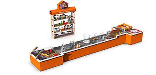 Водный мир Длина 7,5 м, ширина 1,8 м, высота 0,6 м