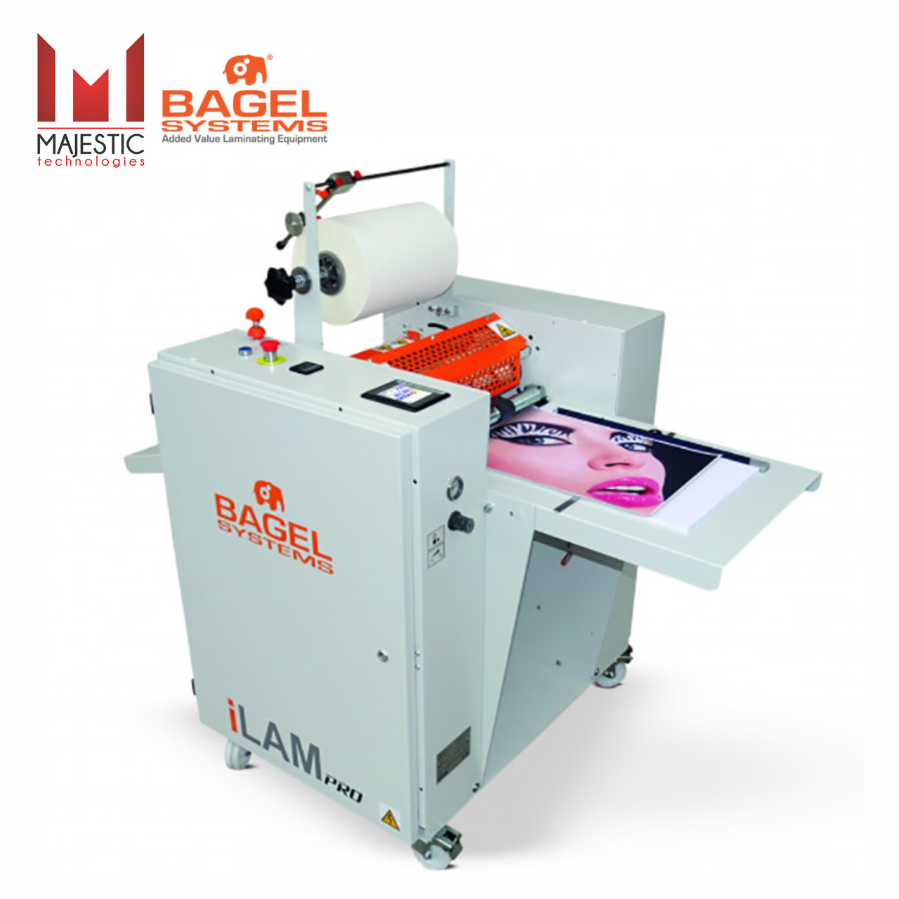Ламинатор рулонный с ручной подачей Bagel iLAM PRO HAND FED  I380H (10 m/m, 380 x 700 mm, маслонаполненый вал)
