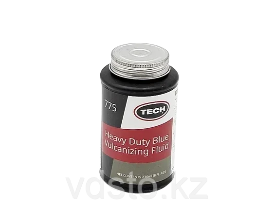 Вулканизирующая жидкость (густой синий клей) HEAVY DUTY BLUE VULCANISING FLUID, объём 236 мл., с кисточкой