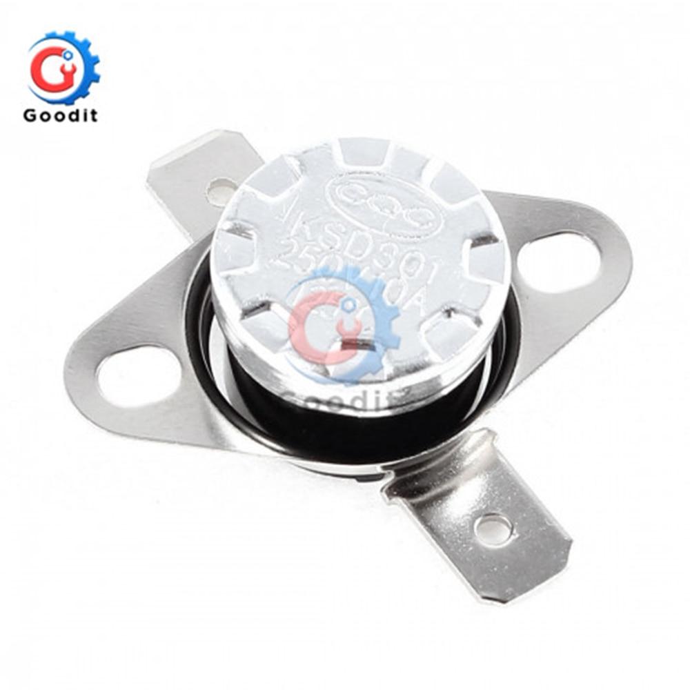 ТЕРМОСТАТ БИМЕТАЛЛИЧЕСКИЙ НА 100 ГРАДУСОВ KSD250V 10A, фото 1