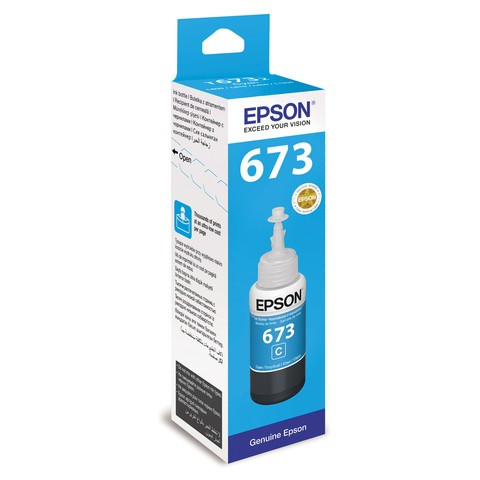 Чернила Epson C13T67324A L800/1800/810/850 голубой - фото 1 - id-p115508380