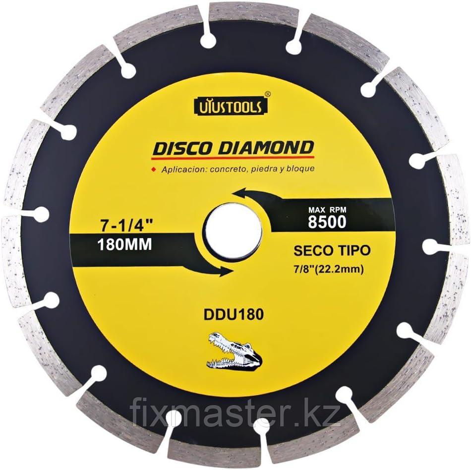 Диск алмазный по бетону/камню UYUSTOOLS DDU180, 180х22,2х7,2 мм
