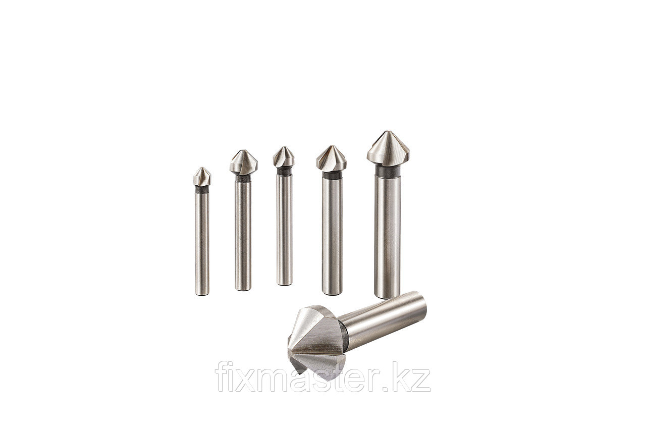 Набор зенковых сверл UYUSTOOLS BCV6SU, 6,3-12,4 мм, 6 шт