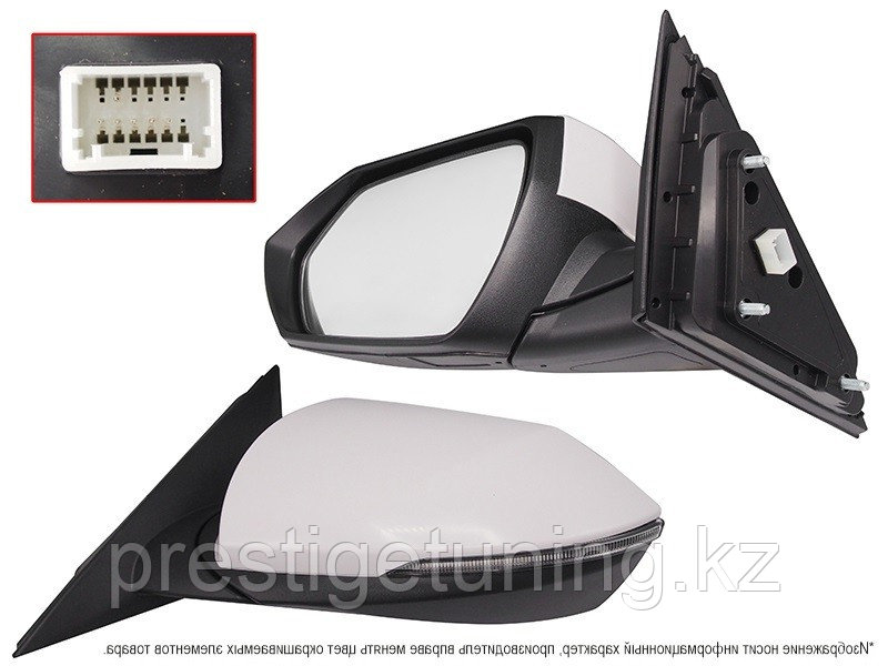 Зеркало левое (L) на Hyundai Elantra 2020-23 6 контактов (SAT) - фото 1 - id-p115509581