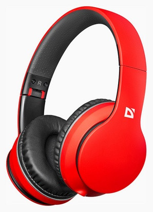 Наушники-гарнитура беспроводные Defender FreeMotion B580 Красный, фото 1