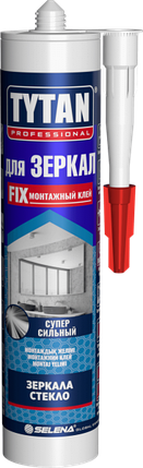 Клей монтажный для зеркал TYTAN (310мл) бежевый, фото 1