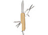 Мультитул-нож Bambo, бамбук, фото 3