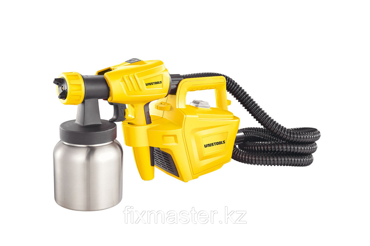 Краскопульт сетевой UYUSTOOLS PST600-CL, нижний бак, 800 мл, 600 Вт, расход 850 мл/мин