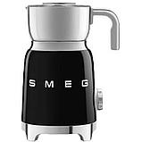 Smeg Espresso Coffee Machine Black ECF01BLUK + CGF01BLUK Coffee Grinder + MFF11BLUK Milk Frother, фото 4