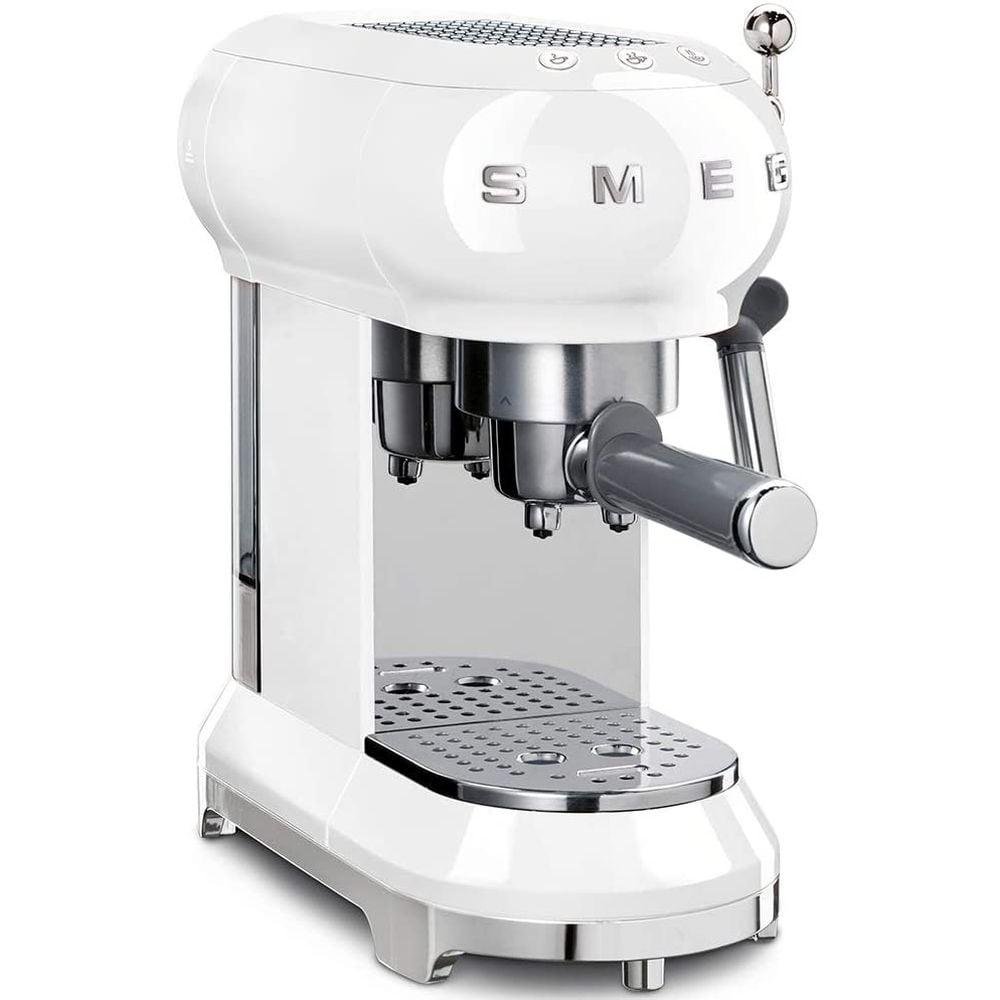 Smeg Espresso Coffee Machine White ECF01WHUK - фото 1 - id-p115510542