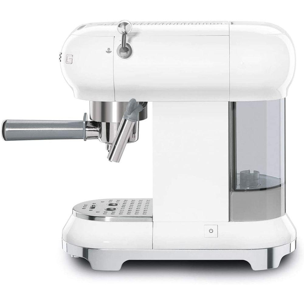 Smeg Espresso Coffee Machine White ECF01WHUK - фото 4 - id-p115510542