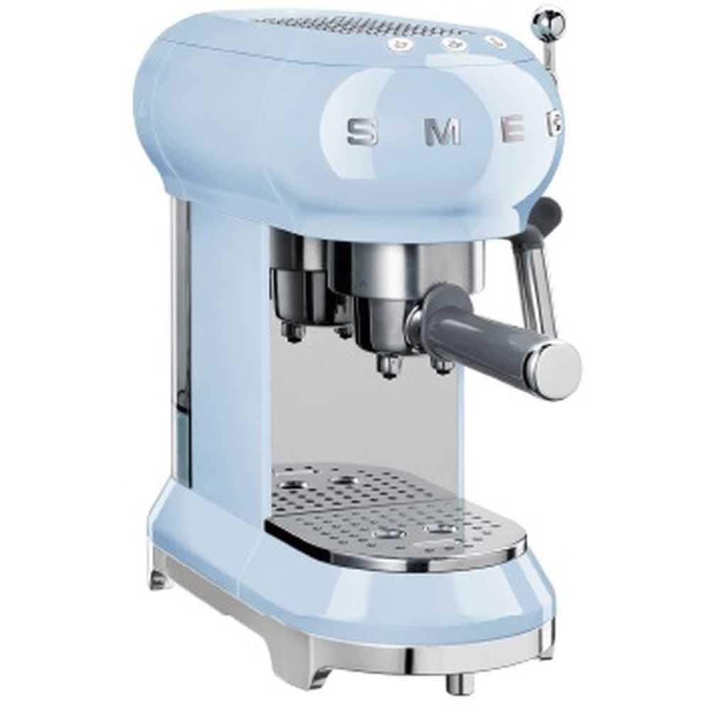 Smeg Espresso Coffee Machine Pastel Blue ECF01PBUK + CGF01PBUK Coffee Grinder + MFF11PBUK Milk Frother - фото 3 - id-p115510585